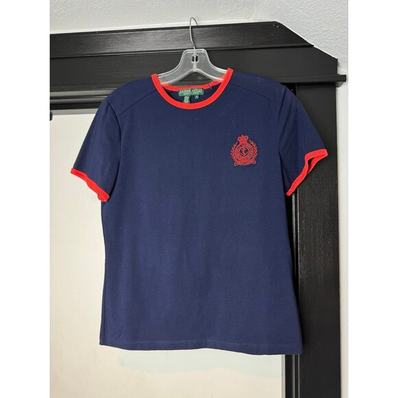 Vintage VTG Lauren Active Ralph Lauren T-shirt Womens Size Medium - Picture 1 of 8